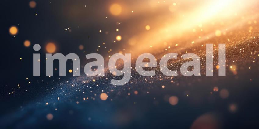 Abstract Glowing Star Light Beams Sparkle Effects Background, Radiant Starburst Design with Shimmering Sparkle Effects