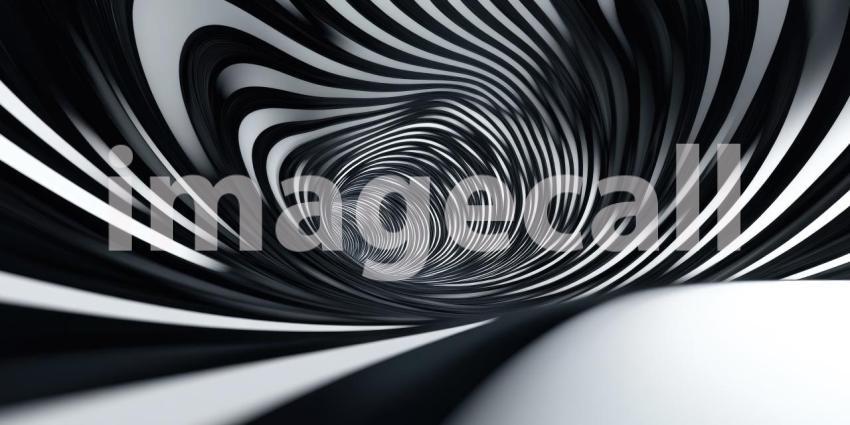 Abstract Lines Forming Tunnel Speed and Movement Background, Dynamic Tunnel Design with Flowing Motion Effects