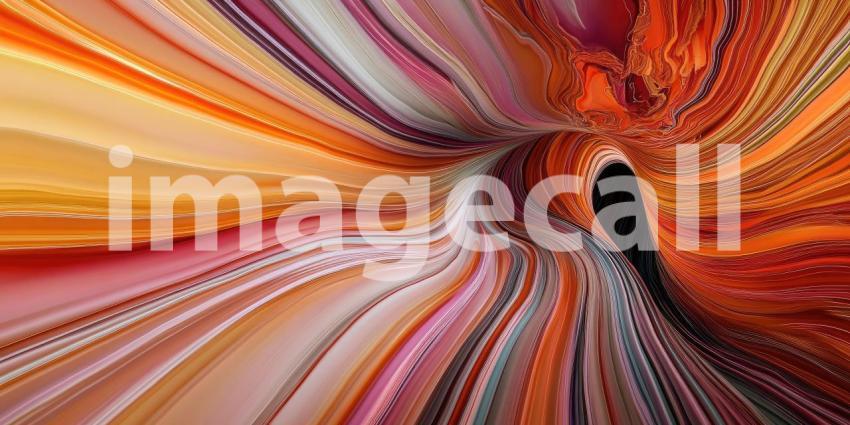 Abstract Lines Forming Tunnel Speed and Movement Background, Dynamic Tunnel Design with Flowing Motion Effects