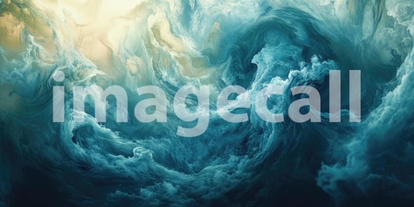 Abstract swirling vibrant wave effect background, dynamic waves of color blending together in a fluid, mesmerizing motion.