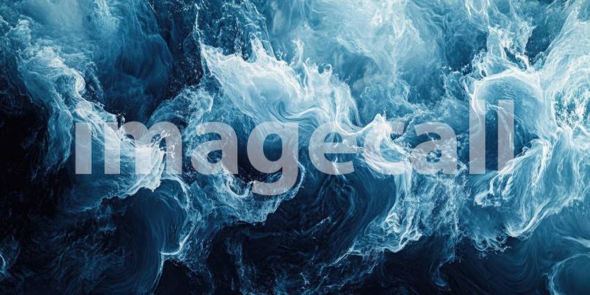 Abstract swirling vibrant wave effect background, dynamic waves of color blending together in a fluid, mesmerizing motion.