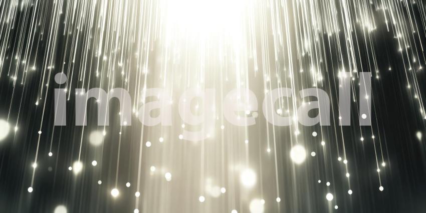 Abstract white light streaks falling downwards background, soft beams of light cascading in a graceful, tranquil motion.