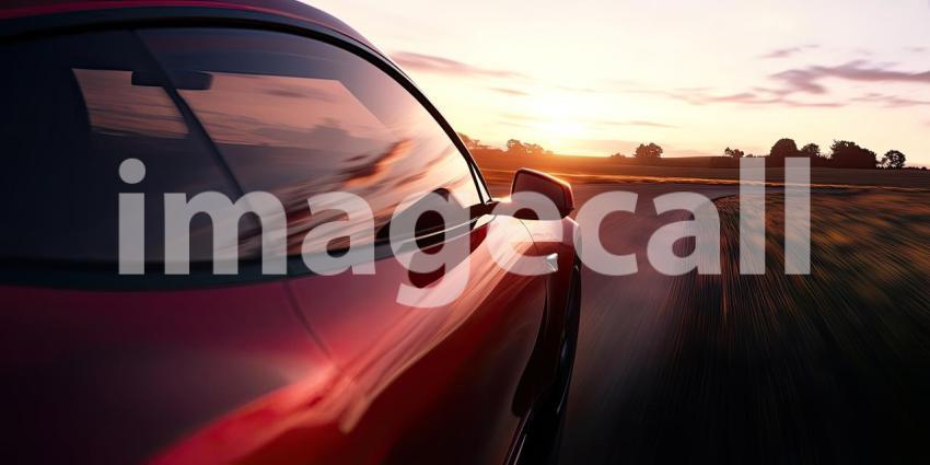 Car window traveling at high speed background, a blur of passing scenery outside the window, with streaks of light and motion captured, evoking the sensation of fast movement on a highway or road trip.