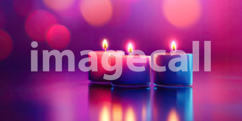 Colorful birthday candles on a solid background, bright, cheerful candles in a variety of colors standing tall, ready to be lit and celebrate a special occasion.