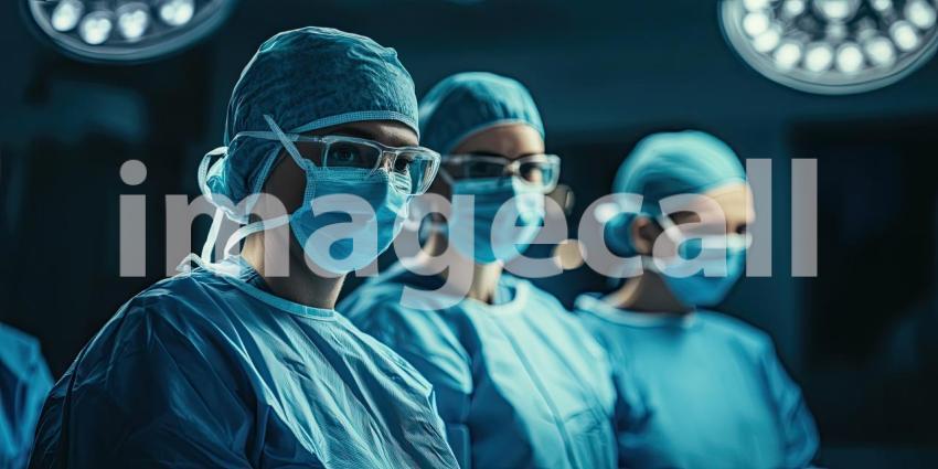 Group of Healthcare Professionals in Scrubs Background, Team of Medical Experts in Professional Attire