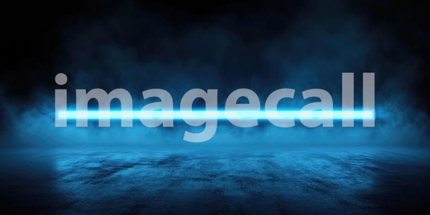 Neon Light Bar in Misty Dark Room Background, Vibrant Neon Lights Illuminating a Foggy, Moody Atmosphere in a Dimly Lit Room