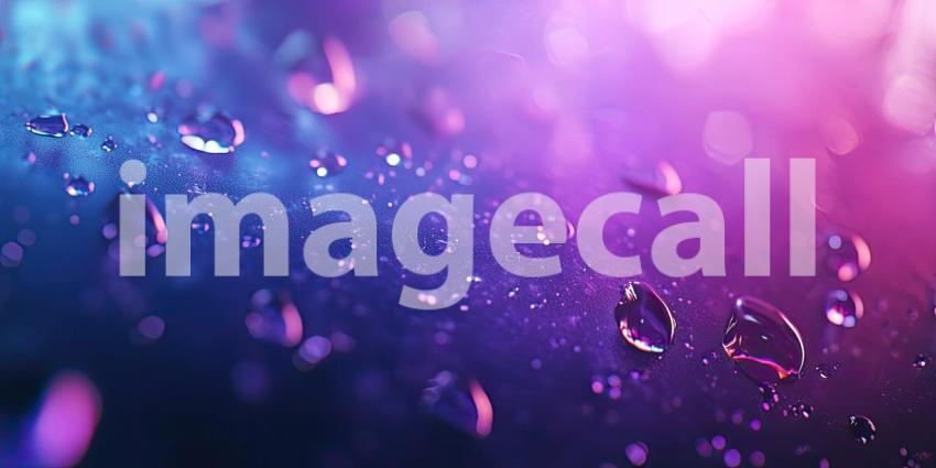 Raindrops on Glass with Blurred Lights Background, Softly Blurred Lights Creating a Dreamy Effect Through Wet Glass with Raindrops