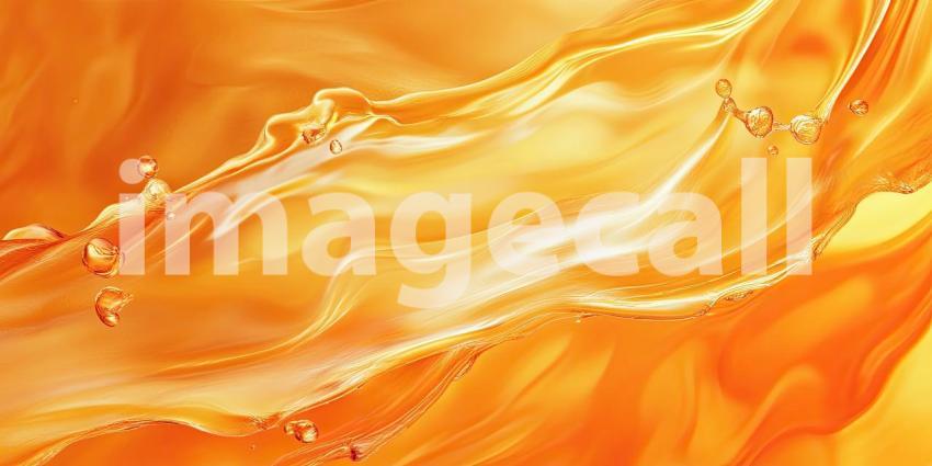 Smooth Flowing Fluid Abstract Background, Graceful Waves of Liquid-Like Patterns Creating a Dynamic and Elegant Design
