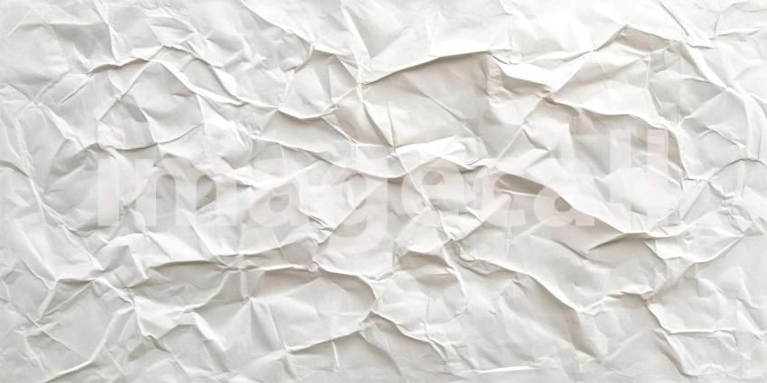 Textured White Crumpled Paper Background, Soft Wrinkled Paper with Subtle Creases and a Natural, Tactile Texture