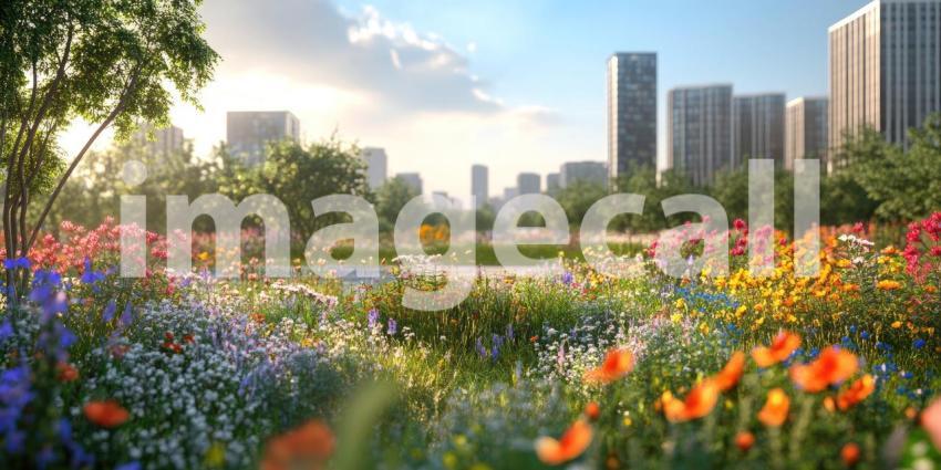 A Symphony of Color and Concrete: Where Nature Reclaims the Urban Landscape