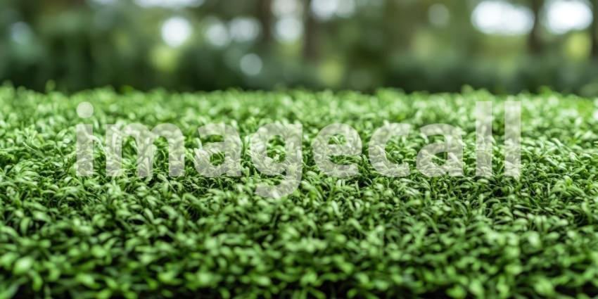 Tranquil Forest Scene: Sunlight Filtering Through Canopy onto Moss-Covered Forest Floor and Tree Base