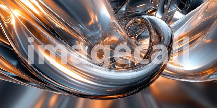 Vibrant Cosmic Explosion: Dynamic Burst of Blue and Orange Light Particles Radiating from a Central Point in Space