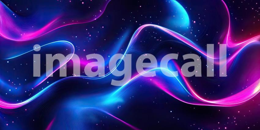 A mesmerizing dance of vibrant colors, swirling and intertwining like celestial currents, creating a captivating abstract masterpiece