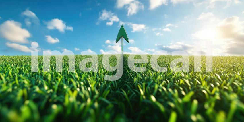 A lush expanse of vibrant green leaves creates a mesmerizing natural pattern, showcasing the beauty and vitality of nature