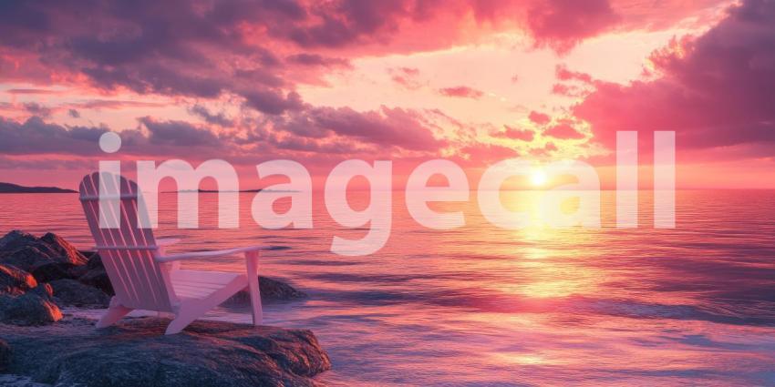 Serenity in the Sun: A hammock sways gently between two palm trees on a pristine beach, inviting you to relax and soak up the tranquility of a tropical paradise