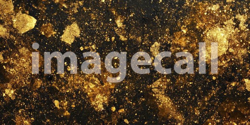 A mesmerizing expanse of shimmering particles, undulating like a golden sea, evokes a sense of wonder and the vastness of the cosmos