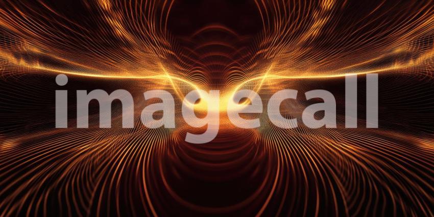 A mesmerizing cascade of golden light descends, creating a dazzling spectacle that evokes a sense of wonder and celebration