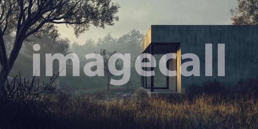 A majestic mountain peak, bathed in the vibrant hues of a breathtaking sunset, overlooks a picturesque village nestled amidst the dramatic Himalayan landscape