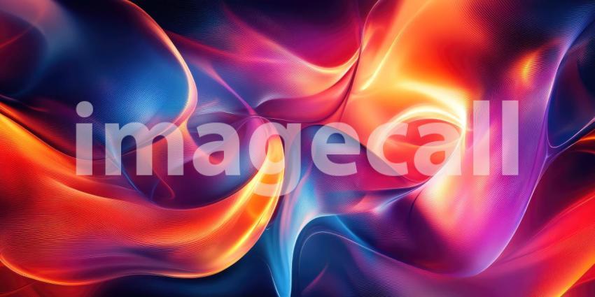 A mesmerizing dance of vibrant colors, swirling and intertwining like celestial currents, creating a captivating abstract masterpiece