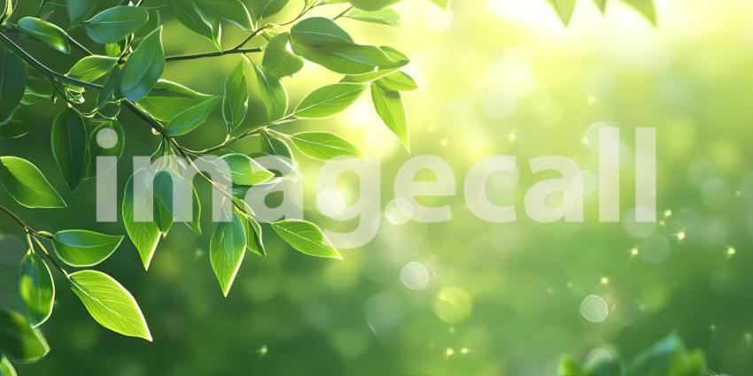 Delicate pink blossoms, bathed in the soft light of dawn, burst forth from a branch, heralding the arrival of spring and the renewal of nature