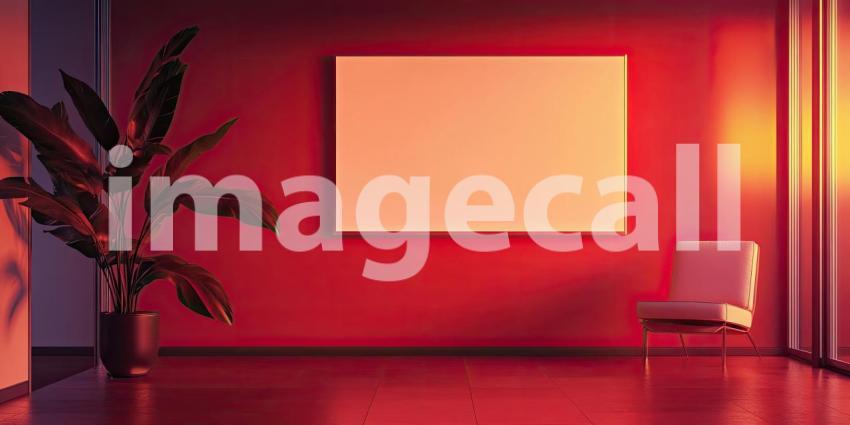 A large, blank billboard stands tall against a breathtaking sunset, its vast surface a canvas for imagination and the possibilities of visual storytelling