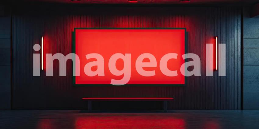 A large, blank billboard stands tall against a breathtaking sunset, its vast surface a canvas for imagination and the possibilities of visual storytelling