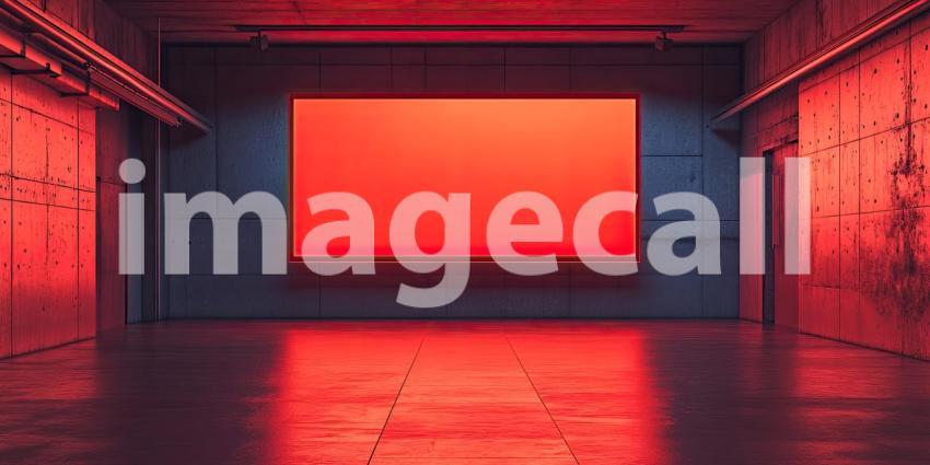 A large, blank billboard stands tall against a breathtaking sunset, its vast surface a canvas for imagination and the possibilities of visual storytelling