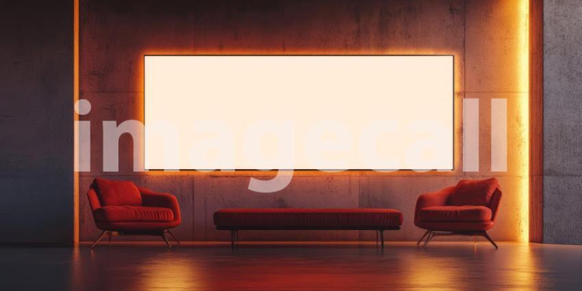 A large, blank billboard stands tall against a breathtaking sunset, its vast surface a canvas for imagination and the possibilities of visual storytelling