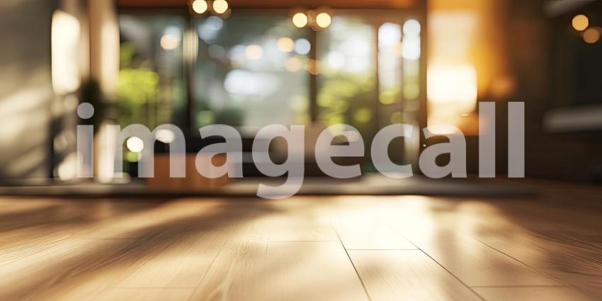 A warm ray of sunlight streams through a window, illuminating a cozy living room, where a potted plant sits on a coffee table, adding a touch of nature to the space