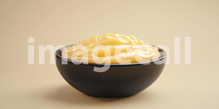 A bowl of smooth, golden cheese sauce, garnished with fresh parsley, beckons with its rich, indulgent aroma and promises pure cheesy satisfaction