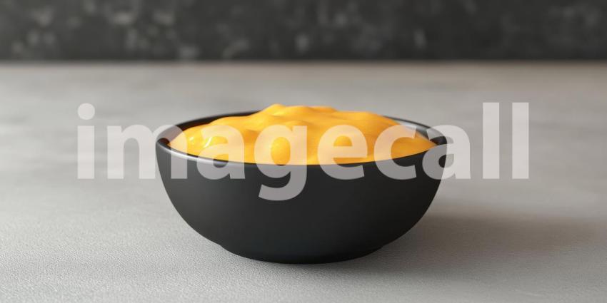 A bowl of smooth, golden cheese sauce, garnished with fresh parsley, beckons with its rich, indulgent aroma and promises pure cheesy satisfaction