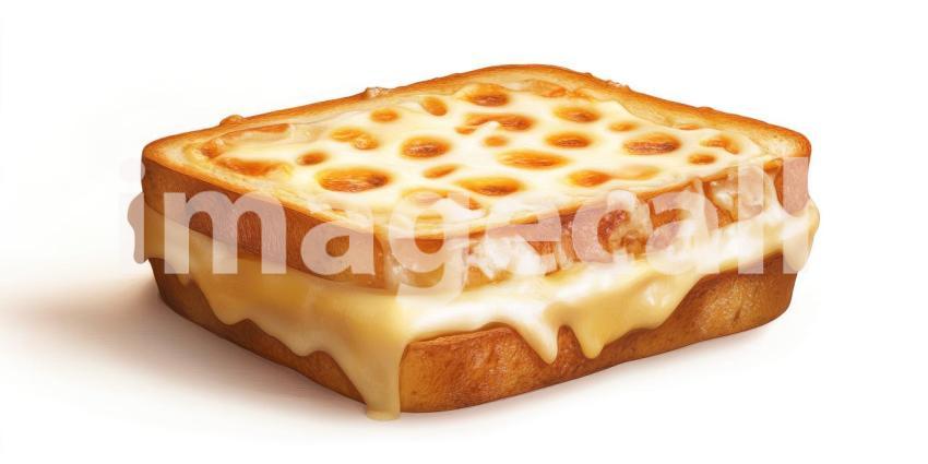 A golden-brown grilled cheese sandwich oozes with melted cheese, creating a mouthwatering spectacle of comfort food perfection