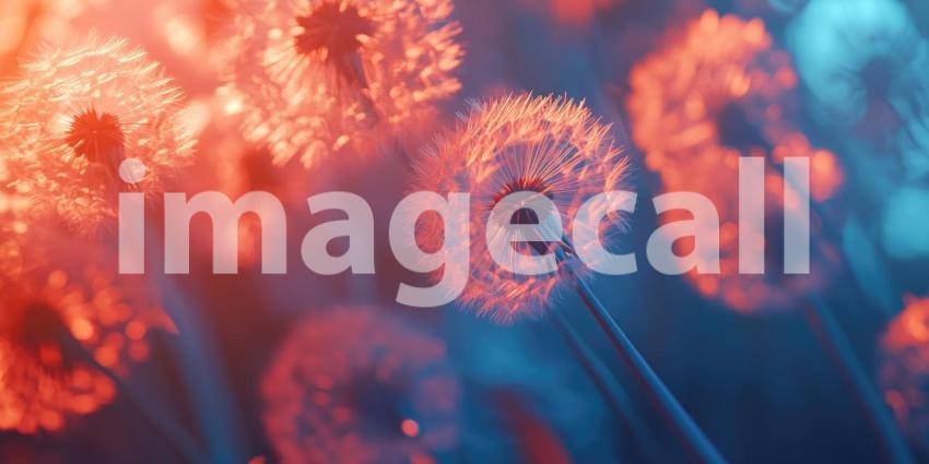 A Celestial Dandelion, Its Seeds Shimmering Like Stars in a Cosmic Night