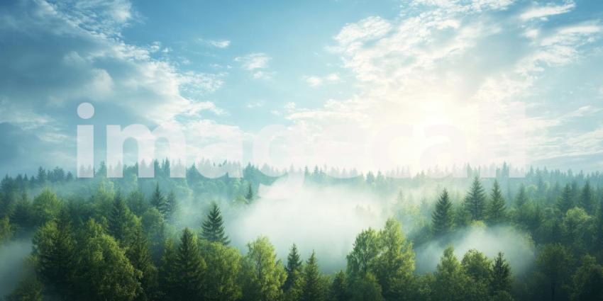 A Majestic Mountain Peak Soars Above a Sea of Clouds, Its Summit Clad in a Mantle of Snow