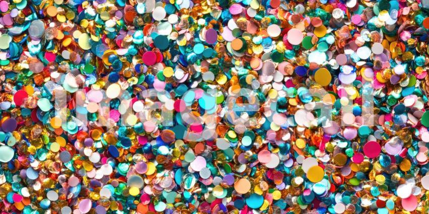 A Cosmic Dance of Color: An Explosion of Vibrant Hues Against a Dark Canvas