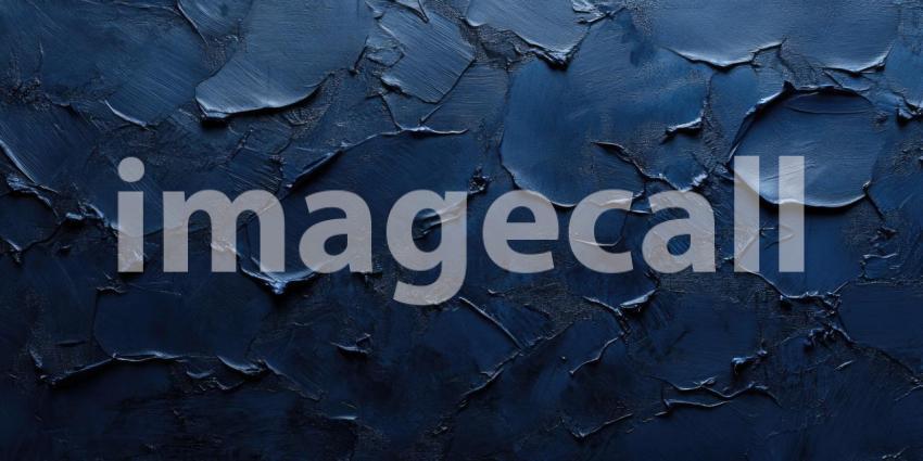 A Canvas of Cobalt: A Textured Abstract Painting in Shades of Deep Blue