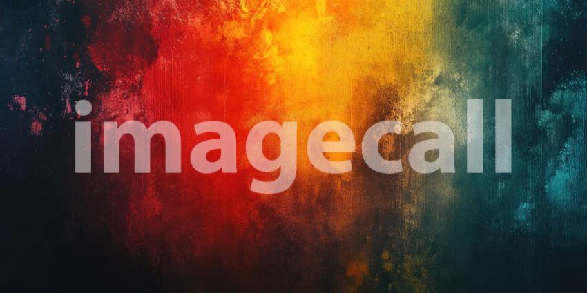 A Fiery Abstract: A Canvas of Crimson and Gold, Embers of Passion and Creativity