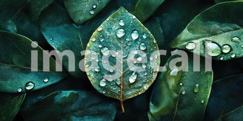 A Verdant Awakening: Two Tender Leaves Reaching for the Sun
