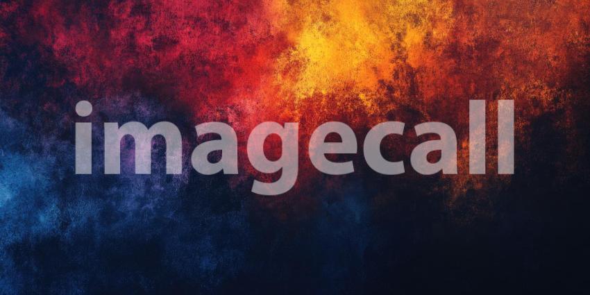 A Fiery Abstract: A Canvas of Crimson and Gold, Embers of Passion and Creativity