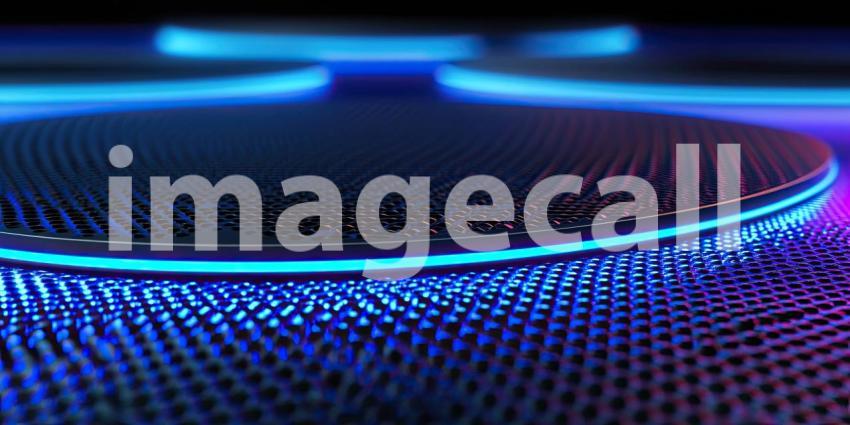 A Symphony of Light: A Vibrant Abstract Pattern of Dots Pulsating with Energy