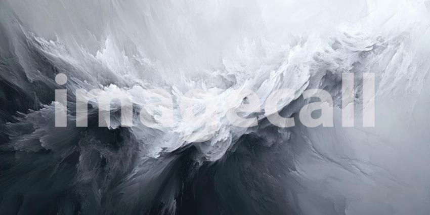 A Tapestry of Shadows: A Monochrome Abstract of Intertwining Lines and Wisps