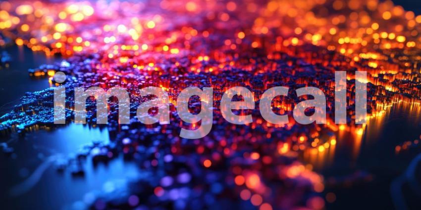 City of Lights: A breathtaking aerial view of a metropolis at night, where a tapestry of twinkling lights illuminates the urban landscape