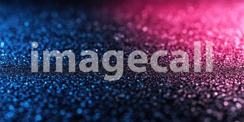 Nightlife Shimmer: A sea of vibrant pink and blue glitter sparkles under the dim light, capturing the electric energy of a bustling night scene