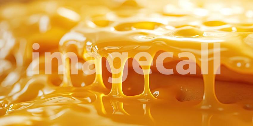 Golden Drizzle: A decadent cascade of caramel sauce flows over a waffle, creating a mouthwatering symphony of textures and flavors