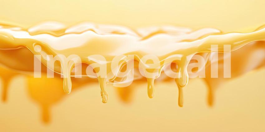 Golden Drizzle: A decadent cascade of caramel sauce flows over a waffle, creating a mouthwatering symphony of textures and flavors