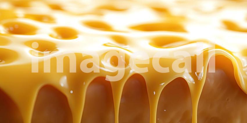 Golden Drizzle: A decadent cascade of caramel sauce flows over a waffle, creating a mouthwatering symphony of textures and flavors