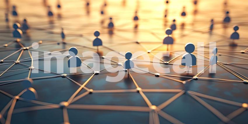 Connected Minds: A vast network of interconnected individuals, symbolizing the power of collaboration and the strength of the human spirit