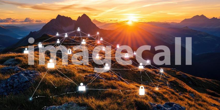 Connected Minds: A vast network of interconnected individuals, symbolizing the power of collaboration and the strength of the human spirit