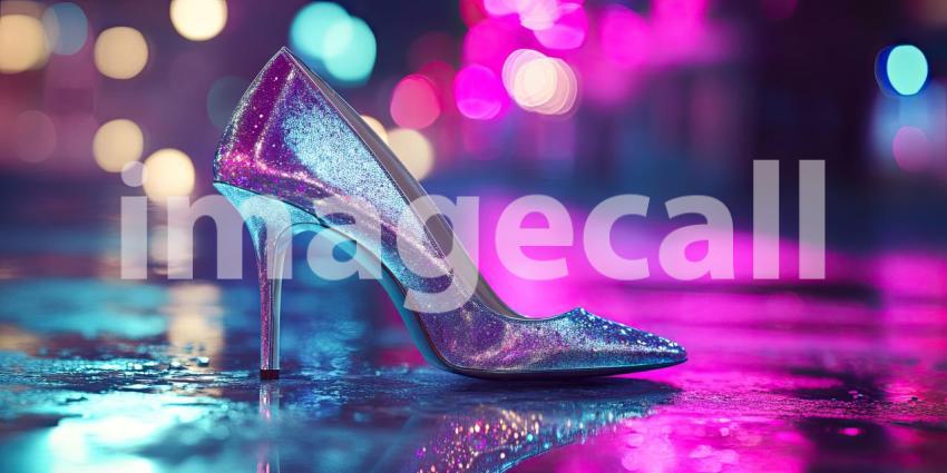 A Night on the Town: Shimmering Stilettos Under City Lights