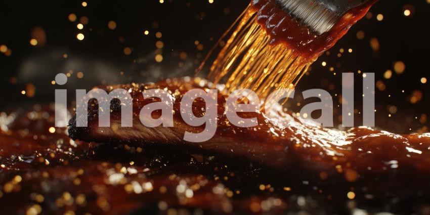 A Symphony of Fire and Flavor: Sizzling Ribs on the Grill